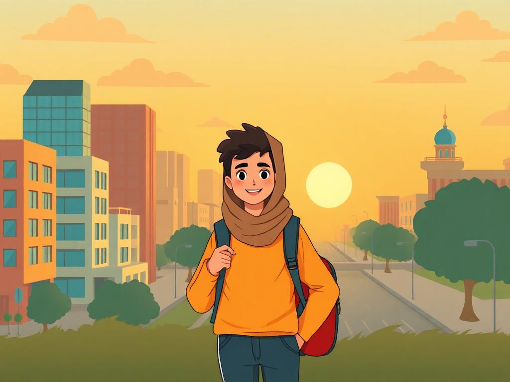 طالب في أول شهر بالغربة